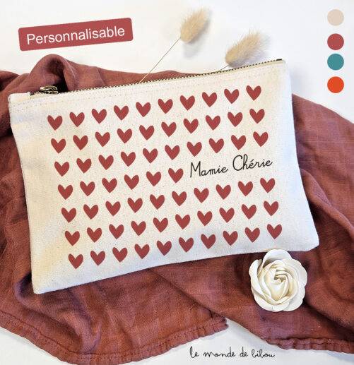 Trousse personnalisée cadeau mamie