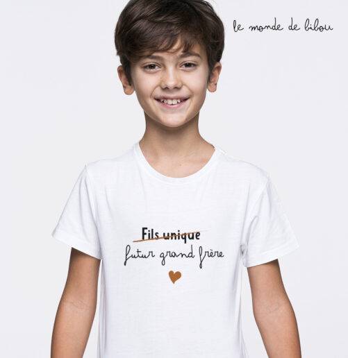T-shirt future grande sœur ou futur grand frère