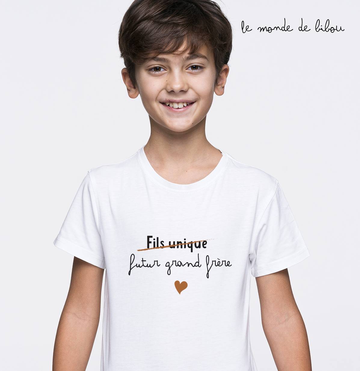 T-shirt future grande sœur ou futur grand frère