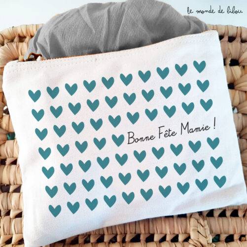 Trousse personnalisée cadeau mamie