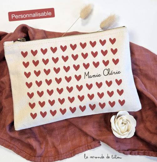 Trousse personnalisée cadeau mamie
