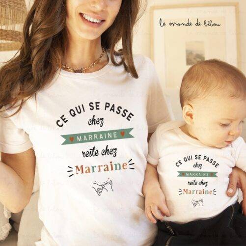 T-shirt Secret avec Marraine