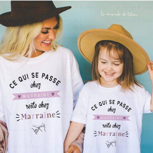 T-shirt Secret avec Marraine