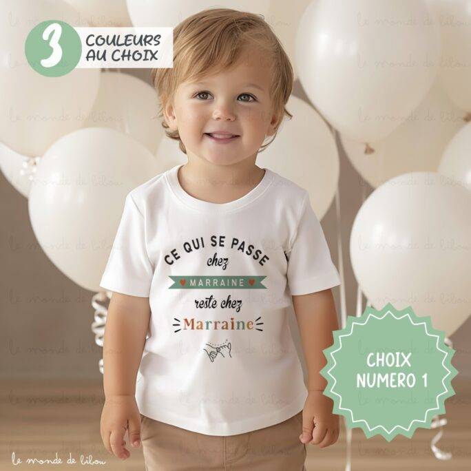 T-shirt Secret avec Marraine