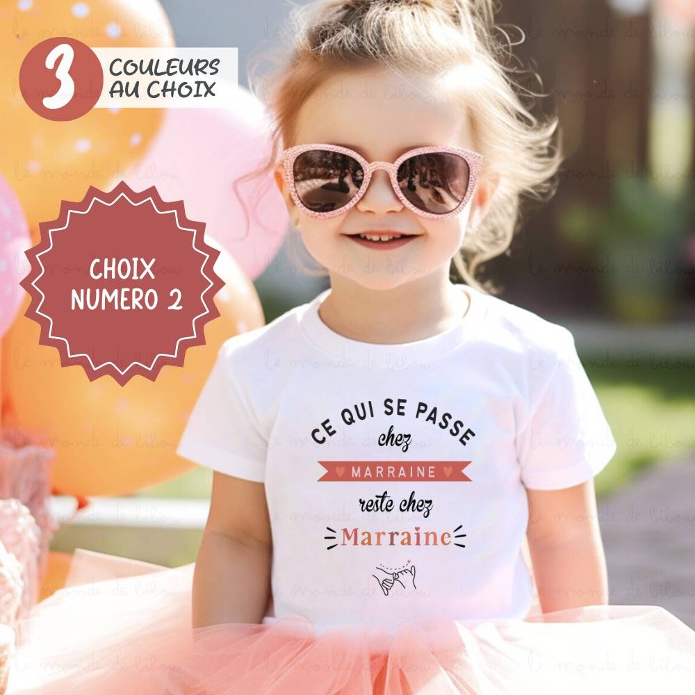 T-shirt Secret avec Marraine