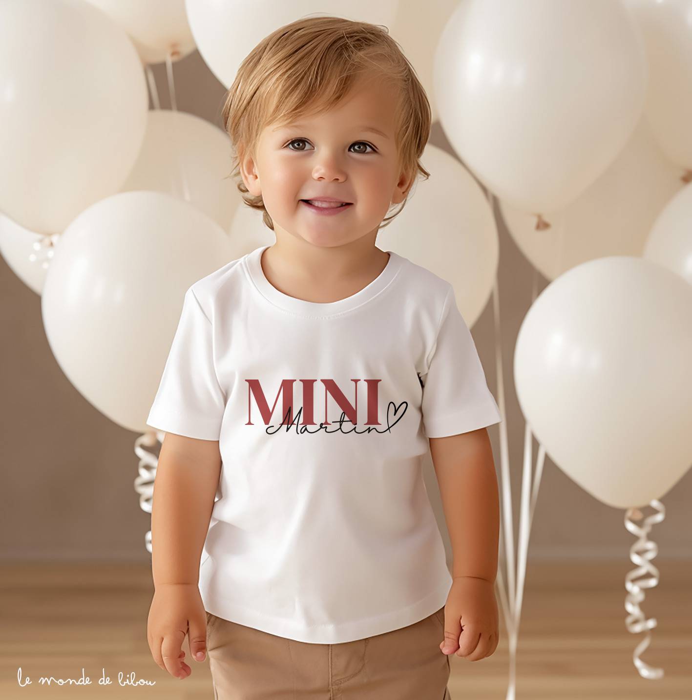 T-shirt personnalisé Nom de famille