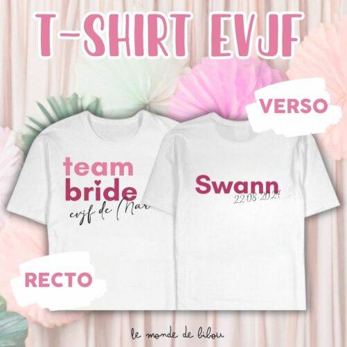 T-shirt enterrement vie jeune fille girly prénom