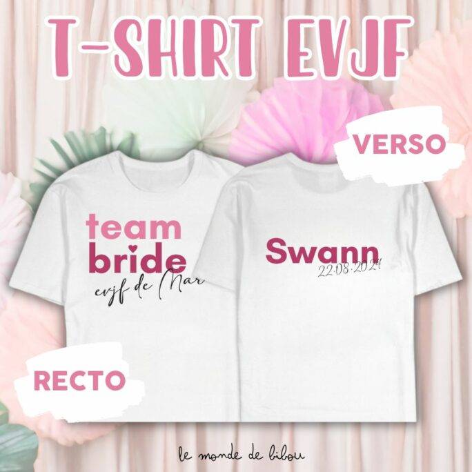 T-shirt enterrement vie jeune fille girly prénom