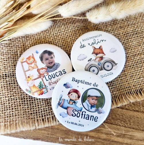 Magnet personnalisé Baptême