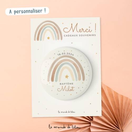 Magnet personnalisé Baptême
