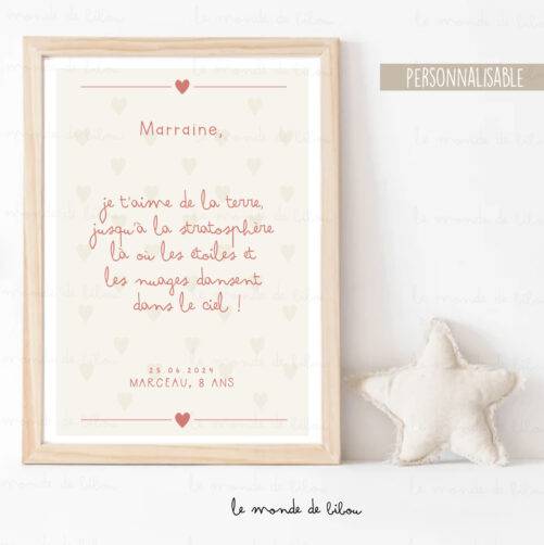Affiche Votre Message personnalisée