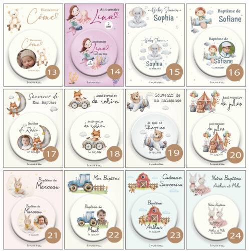 Magnet personnalisé Baptême