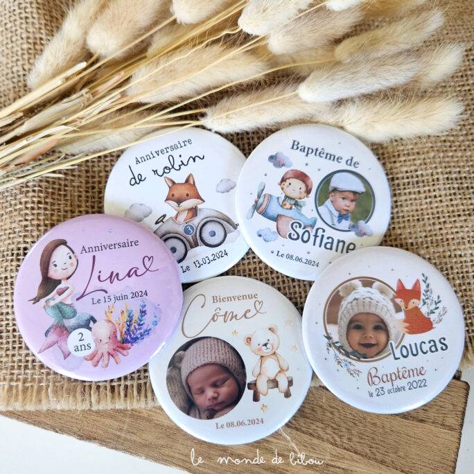 Magnet personnalisé Baptême