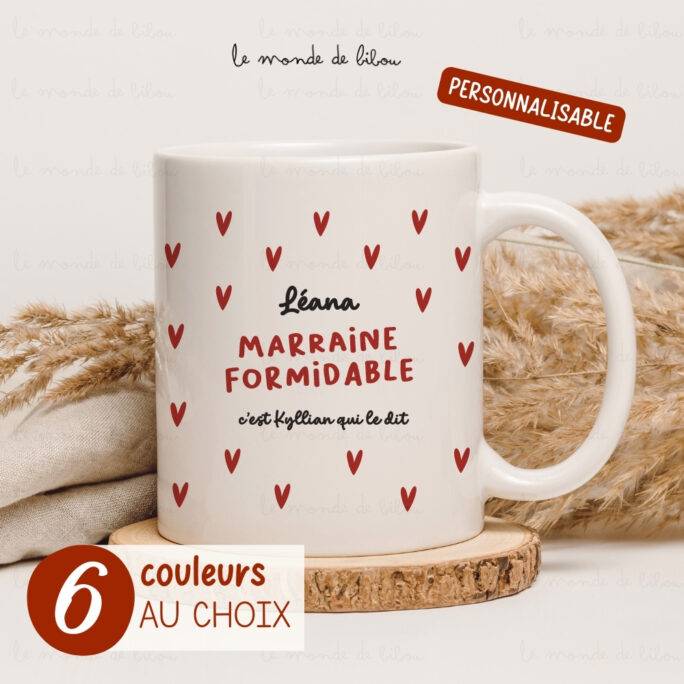 Mug personnalisable cadeau